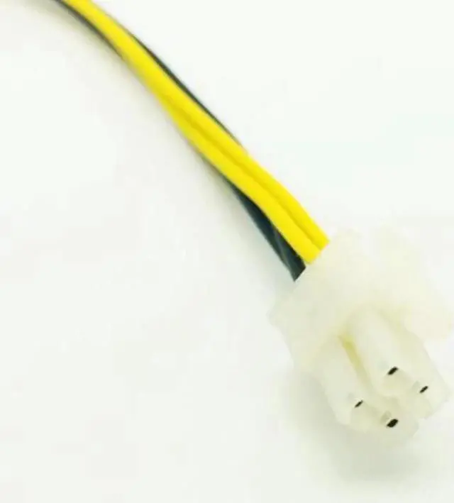 Alt view image 2 of 6 - Aomoproing 5PCS P3 4Pin Power Supply to P4 12V Converter Adapter USB SATA Cable USB Riser Card 4Pin Connector DVI-D VGA Dual PSU Cables