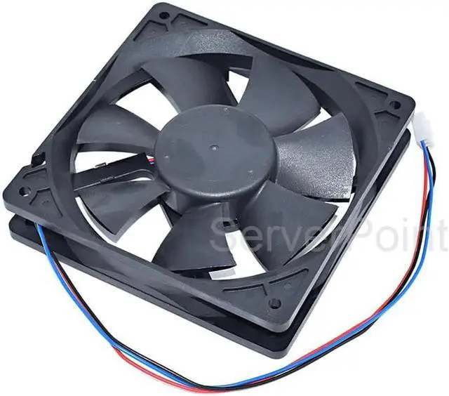 Alt view image 2 of 2 - Aomoproing Genuine AFB1224SH DC24V 0.42A 120*120*25mm 3-Pin Square Cooling Fan