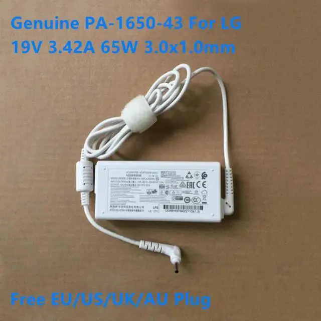 Main image of Aomoproing PA-1650-43 19V 3.42A 65W Laptop Power Adapter Charger For LG Gram 13Z 15Z970 14Z970 14Z950 15Z975 13Z975 15Z980 15Z96