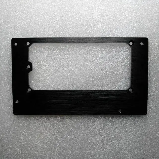 Alt view image 3 of 3 - Aomoproing Computer Case Power Adapter Board ATX Conversion to SFX Thickness 3mm Aluminum Plate Anodized Black