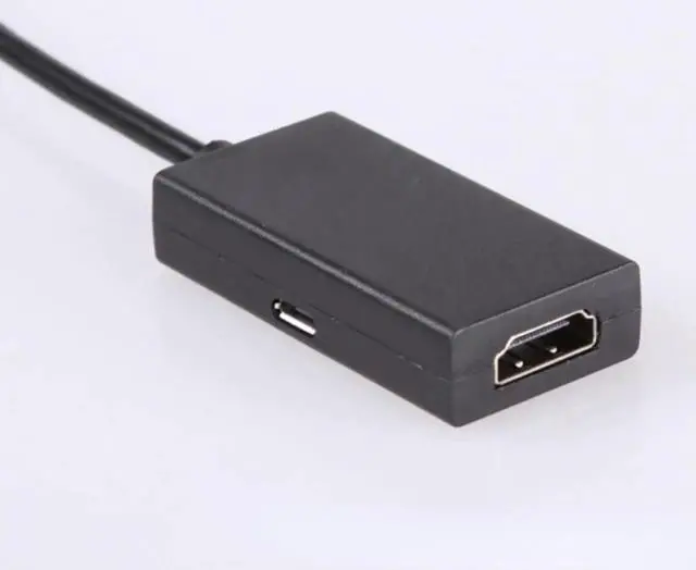 Alt view image 2 of 3 - Aomoproing Micro USB 2.0 MHL To HDMI-compatible Cable HD 1080P For Android For Samsung HTC LG Android Converter Mini Mirco USB Adapter