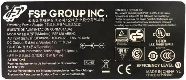 Main image of Aomoproing 19V 6.32A 120W FSP FSP120-ABBN2 FSP120-REBN2 Switching Power Adapter For INTEL NUC6I7KYK Laptop Power Supply Charger