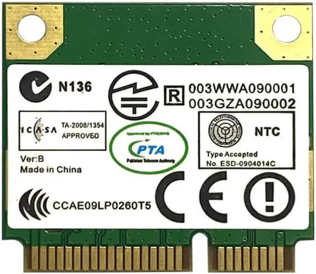 Main image of Aomoproing RTL8822CE 1200Mbps Dual Band 2.4G/5G 802.11AC WiFi Card Network mini PCIe Card Bluetooth 5.0 Support Laptop PC Windows 10 win 11