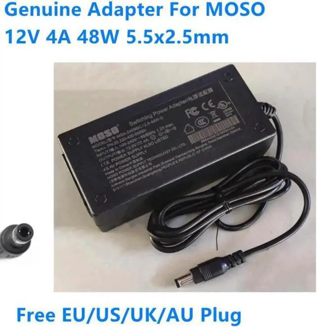 Main image of Aomoproing 12V 4A 3.33A 48W 5.5x2.5mm MSA-Z4000IC12.0-48W-Q Power Supply AC Adapter For MOSO Laptop Monitor Switching Power Charger