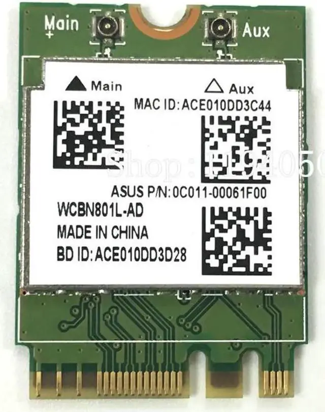 Alt view image 2 of 5 - Aomoproing RTL8192ee + BT4.0 RTL8761 m.2 wifi card Wireless network card WLAN NGFF M.2 RTL8192EEBTRTL8192 8192 8192EE