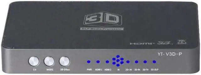 Alt view image 2 of 5 - Aomoproing HDMI Converter/2D to 3D/Video Converter Left and Right Up and Down Format to 3D Suitable Projection Blu-Ray Film EU Plug
