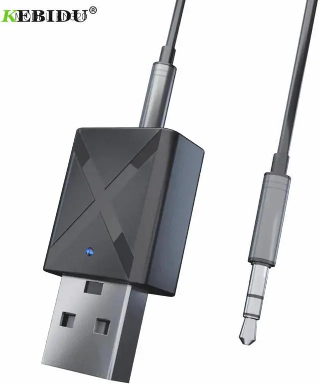 Alt view image 4 of 4 - Aomoproing Kebidu-receptor inalámbrico con Bluetooth V5.0, transmisor de Audio y música, adaptador estéreo Dongle para TV, PC, audífonos con Altavoz Bluetooth