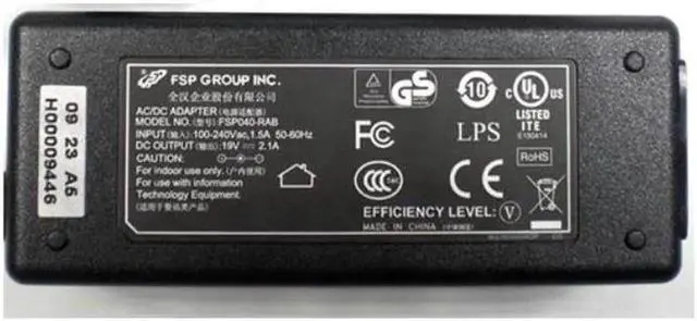 Alt view image 2 of 2 - Aomoproing 19V 2.1A 40W 5.5x2.5mm FSP FSP040-RAB Laptop Power Supply AC Adapter For LED LCD Monitor Charger