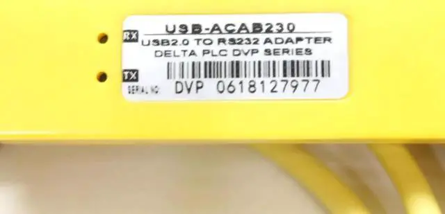 Alt view image 2 of 4 - Aomoproing USB-ACAB230 Cable USB-DVP Delta PLC Programming Cable USB TO RS232 Adapter For ES EX EH EC SE SV SS Series Cable