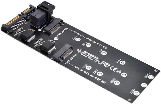 Main image of Aomoproing 22Pin SATA Adapter SFF-8643 to M.2 U2 Kit NGFF M-Key to Slimline SAS NVME PCIe SSD SATA SSD Adapter for Mainboard