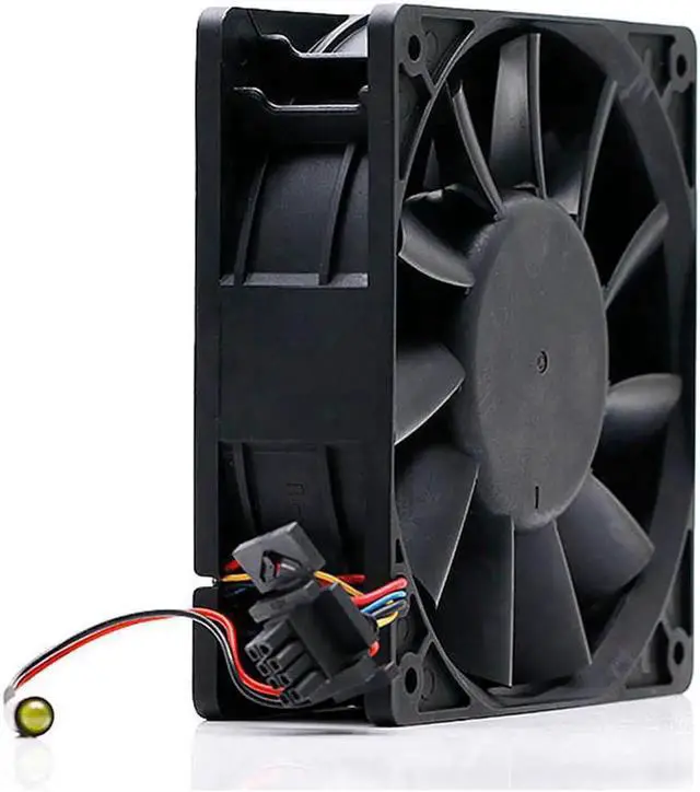 Alt view image 2 of 4 - Aomoproing DC12V 4.8A Cooling Fan PFC1212DE High Speed PWM Brushless Fan Temperature Control Cooler Fan Repair Parts
