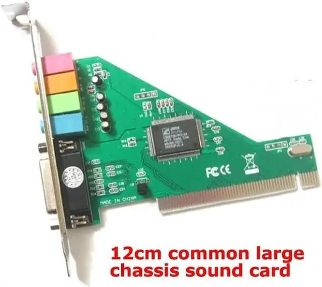 Alt view image 3 of 6 - Aomoproing Explosion 4 Channel 5.1 Surround 3D PC PCI Sound Audio Card w/Game MIDI Port Sound Card For PC Windows 10