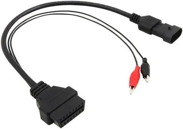 Aomoproing OBD II 16P to 3P automotive diagnostic connection line automotive detection line adapter line(OBD F TO 3PIN 1PCS)