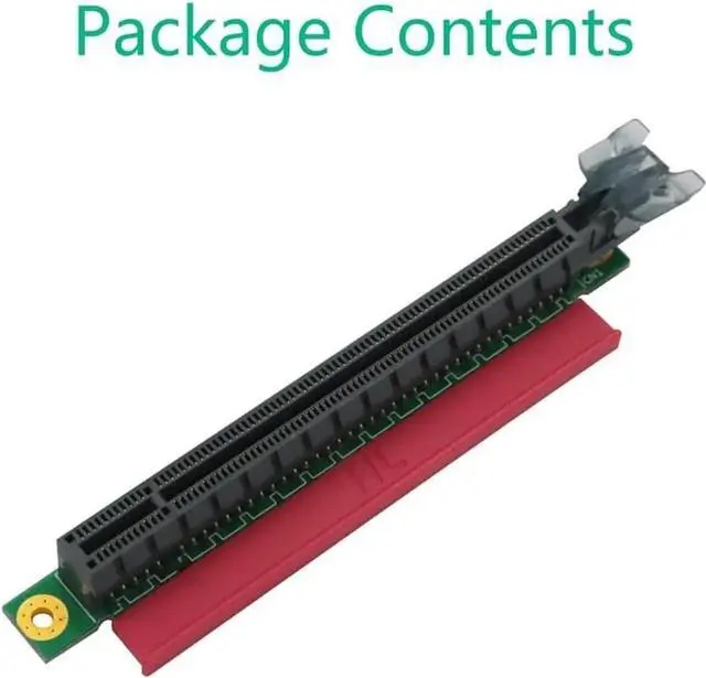 Alt view image 2 of 6 - Aomoproing PCI-Express 3.0/4.0 16x Riser Card 90 Degree High Speed Riser Card for 1U / 2U Server Case (PCI-E 3.0 for 1U)