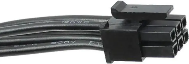 Alt view image 2 of 6 - Aomoproing 40CM 6Pin to SATA SDD Power Cable for DELL Vostro 3070 3670 967 3977 3980 Desktop Computer Power Supply Expansion Cable