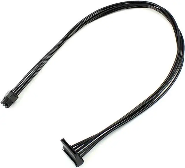 Alt view image 6 of 6 - Aomoproing 40CM 6Pin to SATA SDD Power Cable for DELL Vostro 3070 3670 967 3977 3980 Desktop Computer Power Supply Expansion Cable