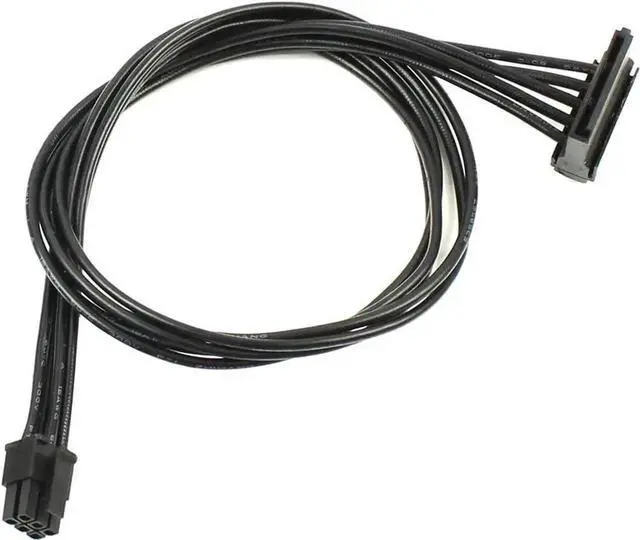 Alt view image 4 of 6 - Aomoproing 40CM 6Pin to SATA SDD Power Cable for DELL Vostro 3070 3670 967 3977 3980 Desktop Computer Power Supply Expansion Cable