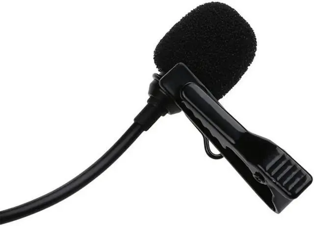Main image of Aomoproing Mini Lavalier Microphone Lapel Tie Clip Condenser Mic for Audio Studio Conference Interview Network Sing