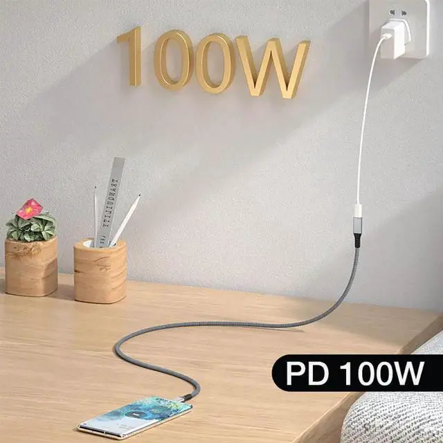 Alt view image 5 of 7 - Aomoproing  Thunderbolt 4 USB C Extension Cable USB4 Extend 40Gbps Charging Data Cable 8K@60Hz PD 5A/100W Type-C Data Wire for MacBook Pro, 1 ft. / 0.3M