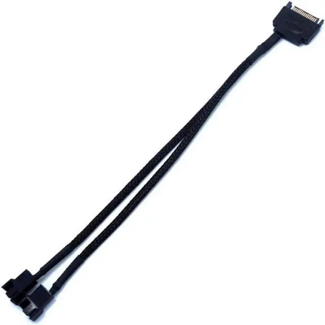 Main image of Aomoproing Mainboard CPU 1 To 2 SATA To 3 PIN and 4 Pin Fan Extention Cables 4P Adapter Cable Computer Case Mainboard SATA Power Cables