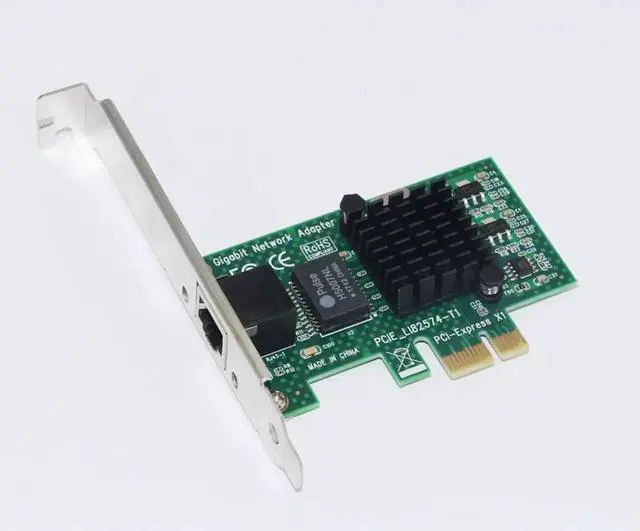 Alt view image 2 of 3 - Aomoproing For Intel 82574L Chipset EXPI9301CT 9301CT Gigabit Ethernet Desktop PCIE X1 Network Adapter 10/100/1000Mbps NIC for Computer