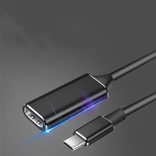 Alt view image 2 of 2 - Aomoproing USB Type C Adapter USB 3.1 (USB-C) to HDMI-compatible Adapter Male to Female Converter for PC Computer TV Display Phone