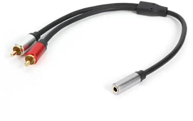 Main image of Aomoproing For RCA Cable 2RCA Male to 3.5mm Female Audio Aux Cable 3.5mm Jack Rca Cable for Phone Home Theater DVD 2RCA Audio Cable