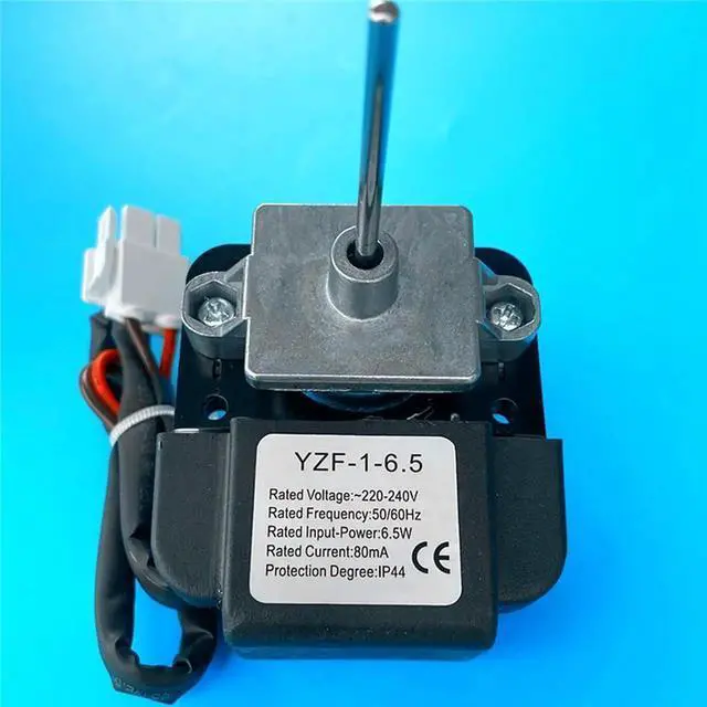 Alt view image 3 of 3 - Aomoproing Universal AC220-240V Fridge Fan Motor YZF-1-6.5 For Refrigerator zer Display Cabinet Replacement Shaded Pole Motor