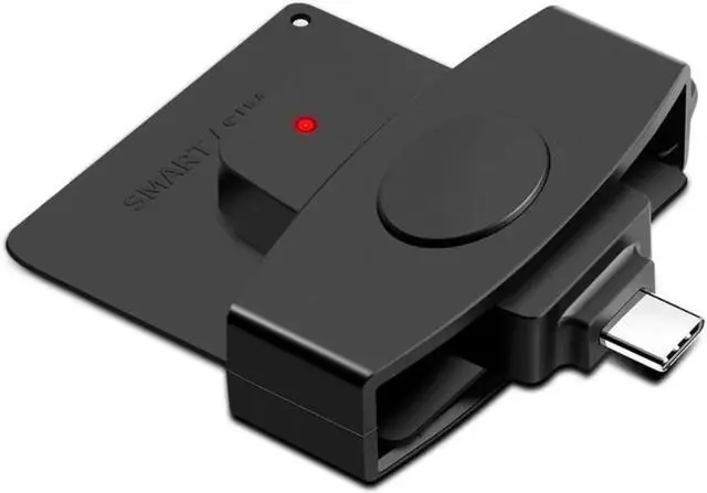 Main image of Aomoproing 2021 USB Card Reader Smart CAC Card Reader Type-C Bank Tax Declaration SIM Card/IC Card/ID Card Military Card Reader