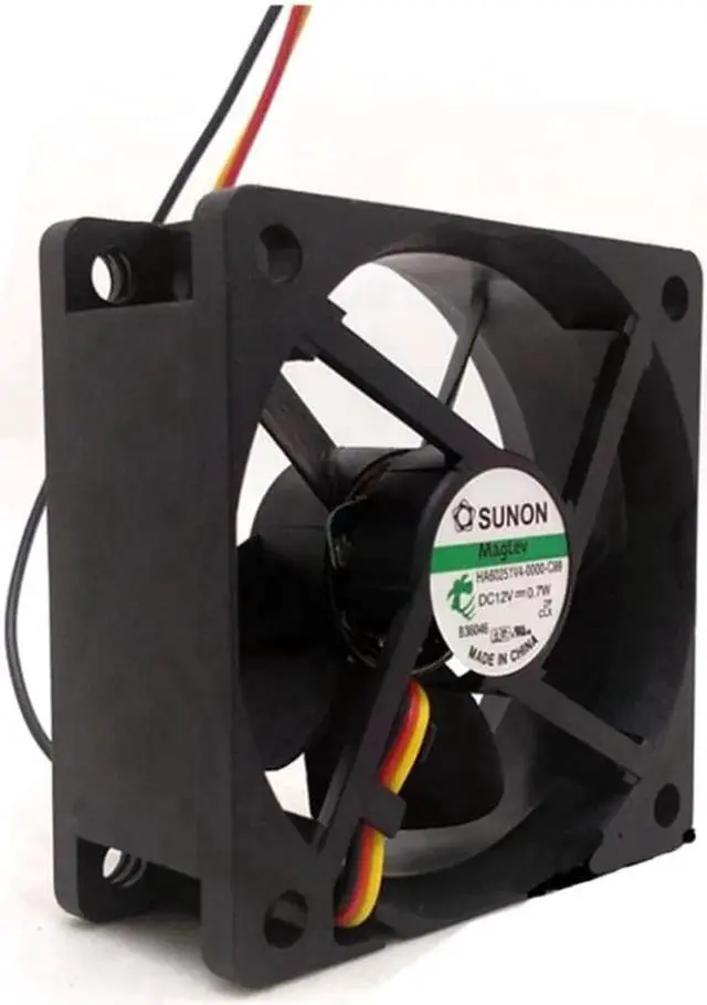 Alt view image 3 of 3 - Aomoproing 1pcs HA60251V4-0000-C99 6CM 6025 60mm DC fan 12V 0.7W Maglev silent cooling fan for SUNON