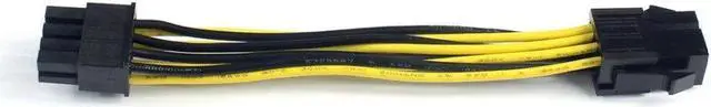Alt view image 4 of 5 - Aomoproing XT-XINTE 1PC 6 Pin Feamle 8 Pin Male PCI Express Converter CPU Graphics Video Power Cable 6Pin to 8Pin PCIE Power Cable
