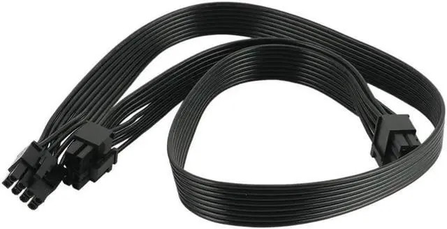 Alt view image 2 of 2 - Aomoproing FOR Pcie PCI Express 8Pin To 2 Port 6+2 Pin Power Supply Cable For GOLD S SERIES 850W 750W SST-ST85F-GS