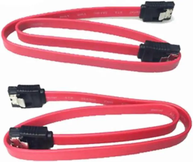 Alt view image 2 of 3 - Aomoproing SATA Cable 2.0 To Hard Drive SSD HDD SATA 2 Data Pass-through Hard Drive Cable with Bullet Head Serial Hard Drive Cable Straight