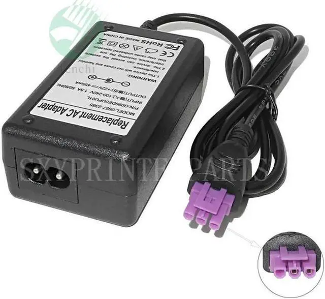Alt view image 4 of 7 - Aomoproing 0957-2385 AC Adapter Charger Power Supply 22V 455mA for HP 1010 1012 1510 1512 1513 1514 1518 2515 2540 2541 2542 2543 2544 2546
