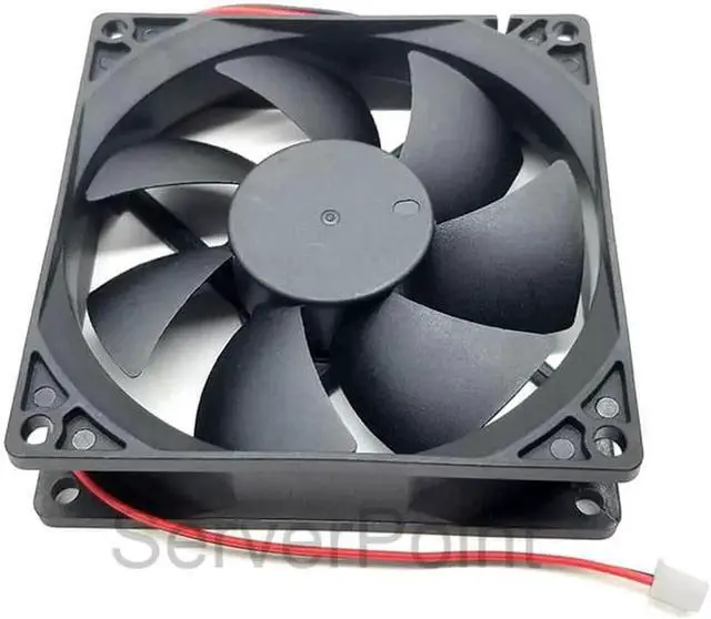 Alt view image 2 of 2 - Aomoproing AQ0912HB-A70GL 9225 12V 0.25A 9cm 2-wire waterproof heat dissipation square fan