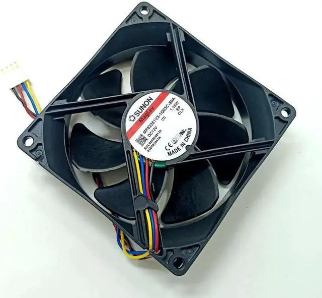 Alt view image 2 of 4 - Aomoproing Sunon 9225 92mm Mute Quiet PWM Computer Cooling Fan 92X92X25mm DC 12V MF92251V3-1Q03C-S9A 4-pin Temperature Control