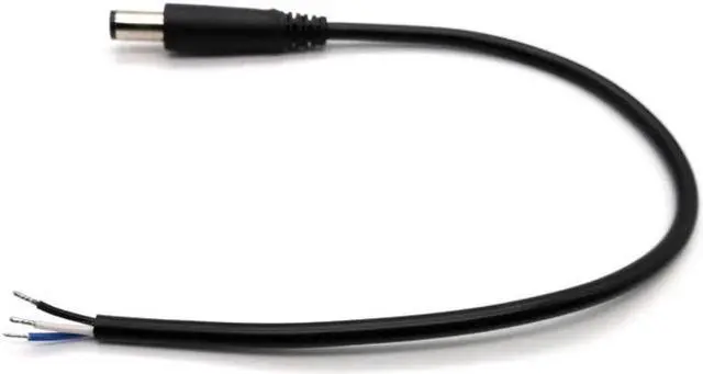 Alt view image 2 of 2 - Aomoproing 3pcs Universal DC Tip 7.4x5.0mm / 7.4*5.0mm Plug Power Cable for Dell HP Laptop Charger Power Supply Adapter DC Cord Cable 30cm