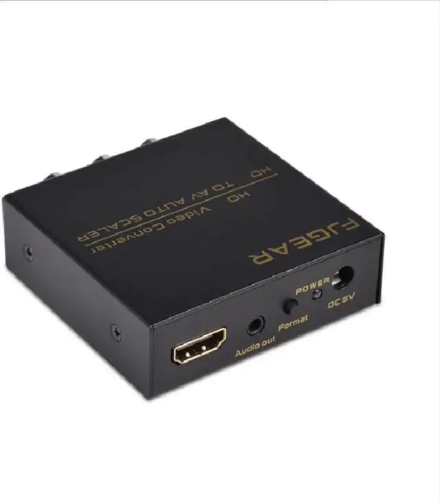 Main image of Aomoproing HDMI-Compatible to AV Auto Scaler Adapter HD 1080P Video Composite Converter 3 RCA AV/CVSB L/R Support NTSC PAL for PS3 DVD TV