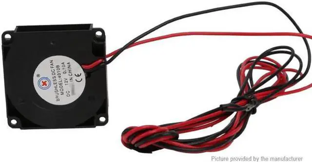 Alt view image 3 of 3 - Aomoproing funssor CR-10 3D Printer Fan 4010 Blower 40MM 40x40x10MM Circle Fan 12V DC Cooler Small Cooling Fan FOR CR-10 3D PRINTER PART