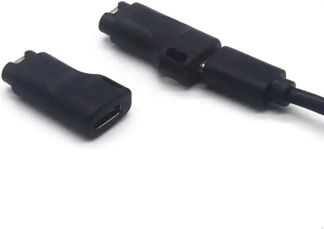 Alt view image 2 of 3 - Aomoproing USB C to 4pin Charging Adapter for Garmin Fenix 5/5S/5X/6 Forerunner 45/45S/245/245M/935 Smart Watch T84D TypeC Charge Converter