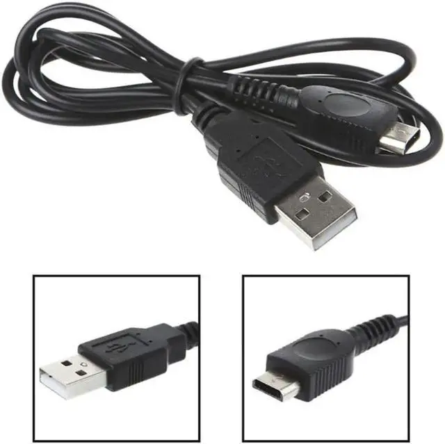 Alt view image 3 of 3 - Aomoproing  1 Pcs USB Power Supply Charger Cable Cord Compatible For Nintendo GBM Game Boy Micro Console 1.2m Long Current limited