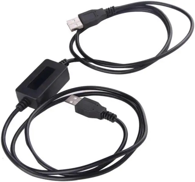 Main image of Aomoproing FTDI Chip Dual USB 2.0 TTL Converter Null Modem Crossover USB Link Bridge PC Communication Cable