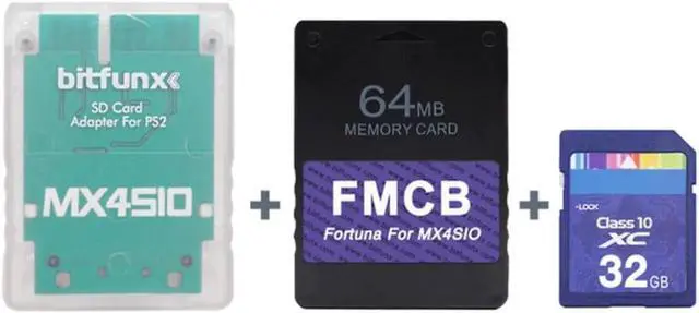 Main image of Aomoproing Portable Card Reader for PS2 Slim MX4SIO SIO2SD Multifunctional Memory Card Adapter Support Secure Digital / TF Card + Card Kit