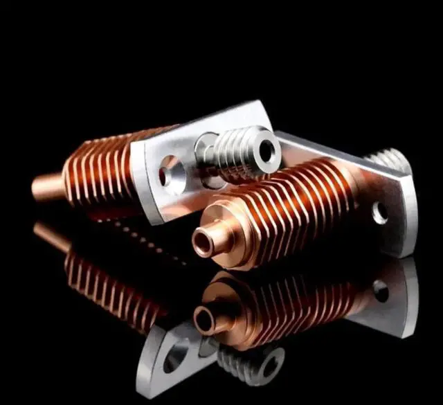 Alt view image 3 of 4 - Aomoproing Metal Heatbreak Throat for Red Lizard V5 Pro K1 3D Printer Extruder Hot End 1.75mm Filaments Heat Break Spare Throat