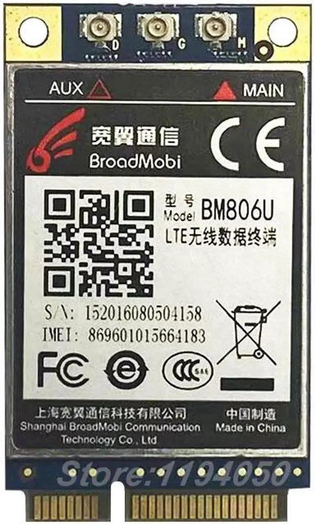 Main image of Aomoproing 4G module BM806U replaces u8300w u9300w PCIe model LTE Cat 4 150Mbps FDD-LTE TDD-LTE HSPA/UMTS GSM/GPRS/EDGE