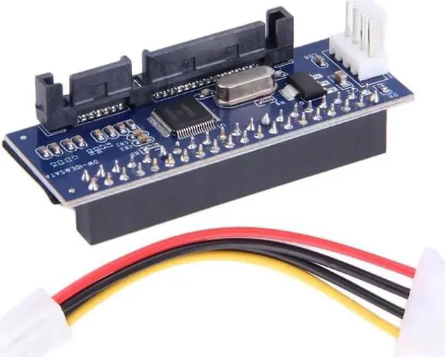 Main image of Aomoproing 3.5 HDD IDE/PATA to SATA Converter Card Adapter for IDE 40-Pin HardDrive Disk DVD Burner to SATA 7pin Data Motherboard Cable