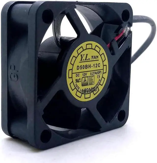 Main image of Aomoproing 50mm cooling fan D50bh-12c 5020 12V double ball high speed fan 5cm computer case power fan