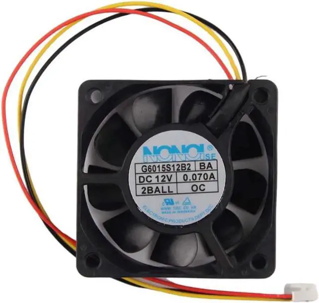 Main image of Aomoproing For NONOISE G6015S12B2 BA 12V 0.070A 6015 3pin Cooling Fan for Samsung DLP TV