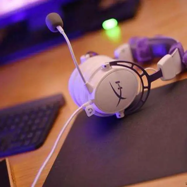 Alt view image 2 of 2 - Aomoproing 2M Earphone Audio Cable 3.5mm Male To Male Volume Control Cord Line For HyperX Cloud Mix Cloud Alpha Gaming Headsets Accessories