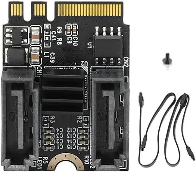 Main image of Aomoproing FOR M2 To SATA3.0 Expansion Card KEY A + E WIFI M.2 To SATA Hard Disk Adapter Card Without Driver Installation 582 Chip